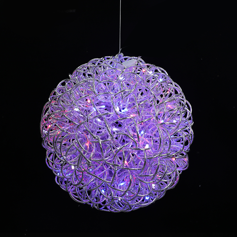 Christmas Decoration SPIRAL ORB WITH LIGHTS